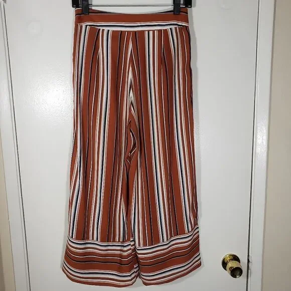 Vera & Lucy Boho Print Wide Leg Casual Pants Size S - Picture 3 of 7